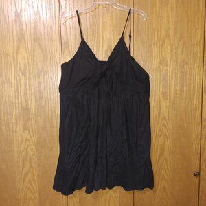 Old Navy XXL Black Sundress with Keyhole & bow front and elastic back